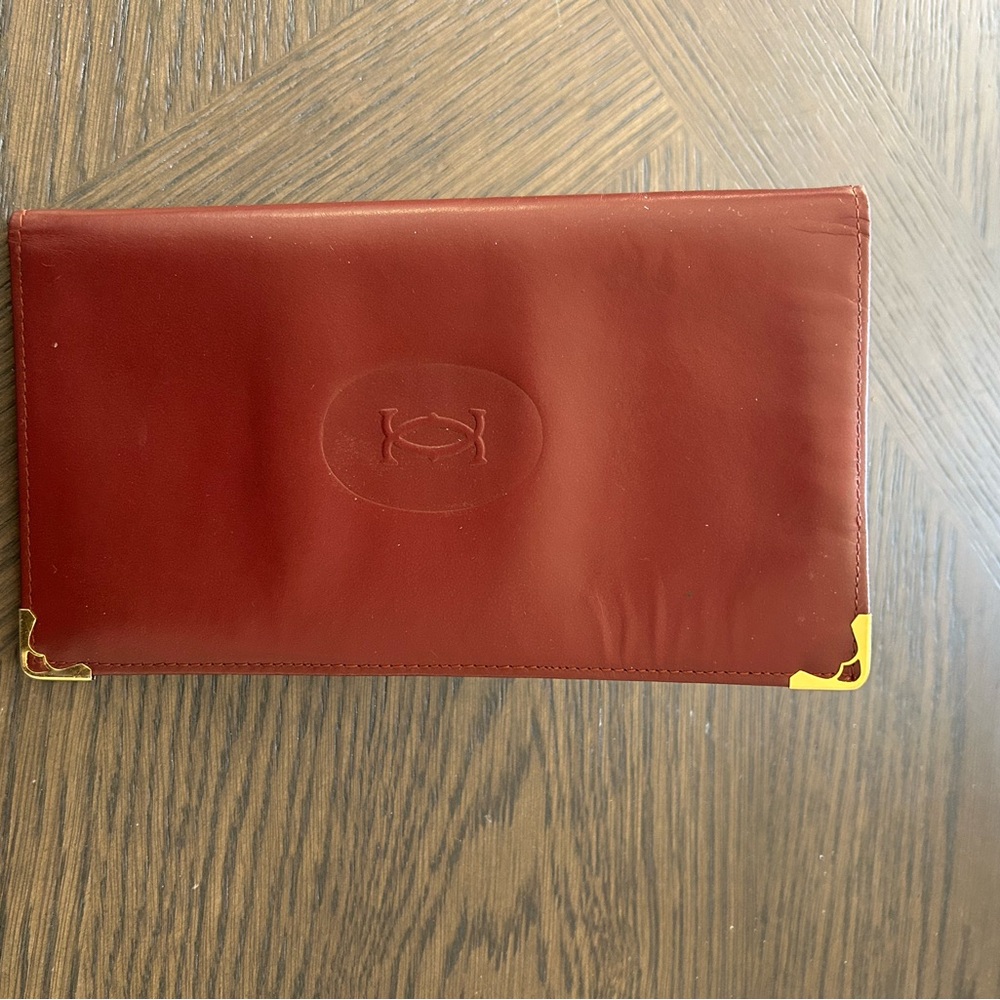 Cartier VINTAGE Burgundy Long Wallet EUC - Picture 5 of 15